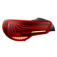 AlphaRex CSL Laser Style LUXX-Series LED Tail Lights for Toyota 86 / Subaru BRZ 2012–2020 – Black Smoke / Black Clear / Vivid Red