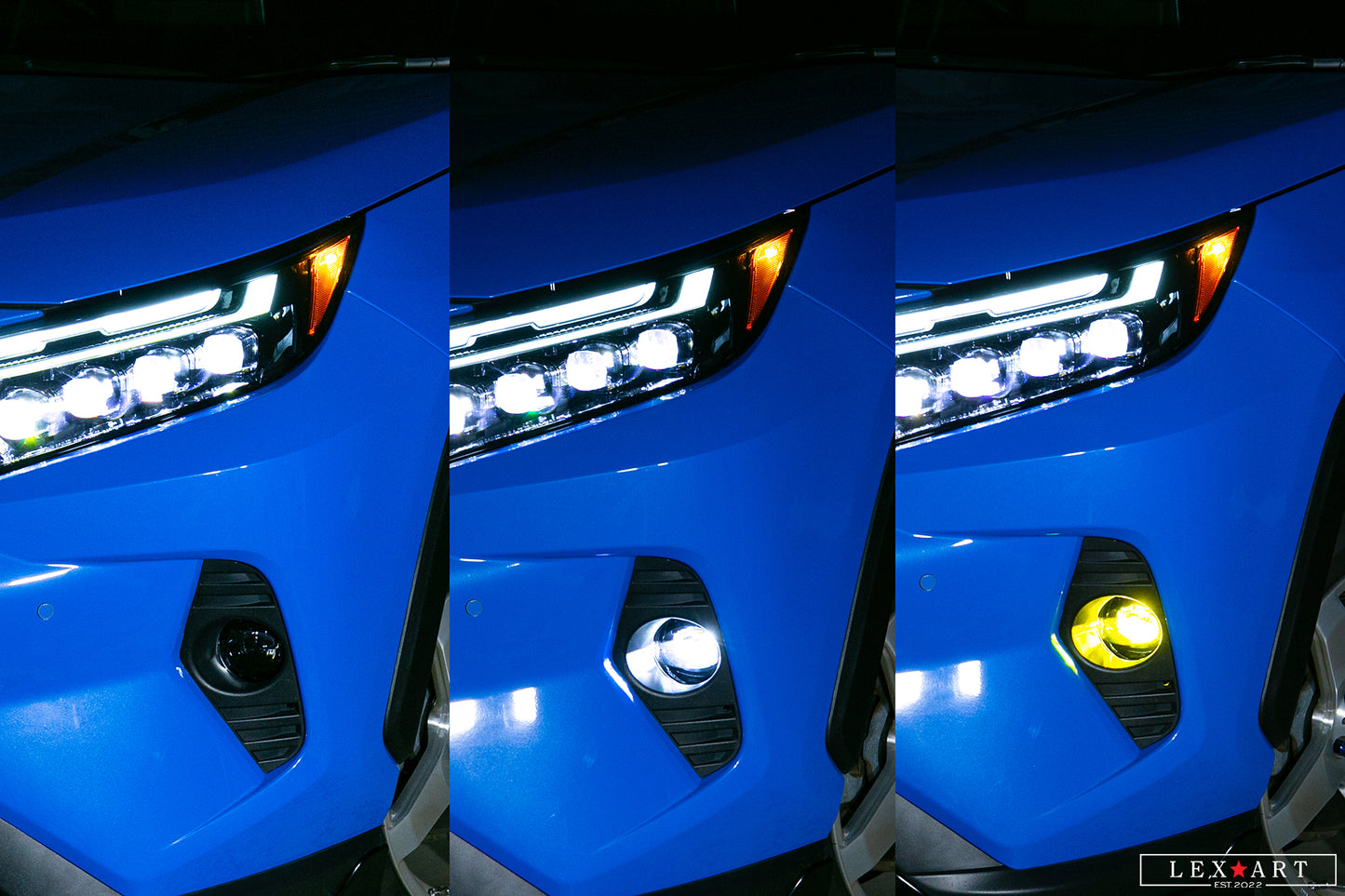 Alpharex Universal Toyota/Lexus/Scion MKII DoubleTap Dual Color LED Projector Fog Lights