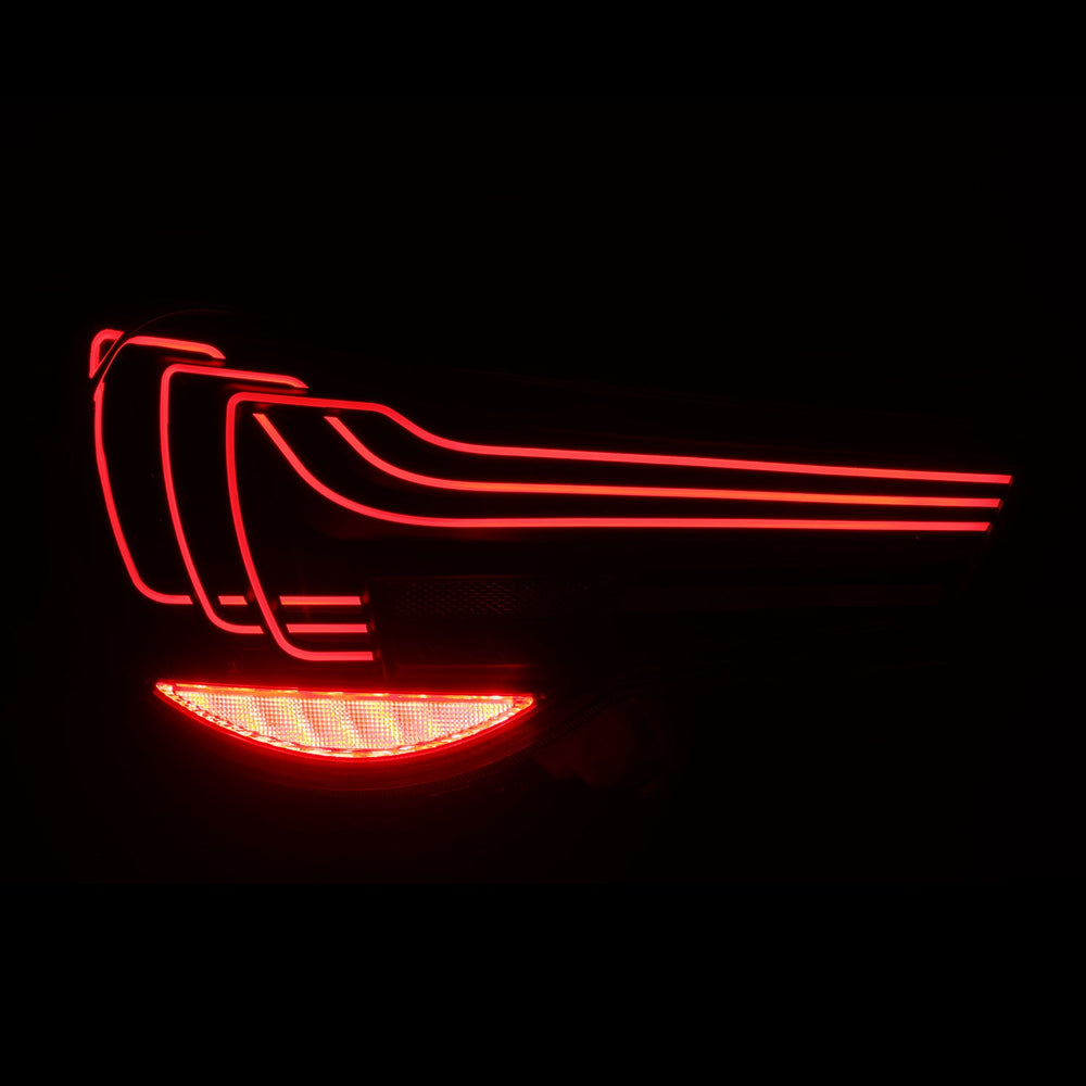 AlphaRex CSL Laser Style LUXX-Series LED Tail Lights for Toyota 86 / Subaru BRZ 2012–2020 – Black Smoke / Black Clear / Vivid Red