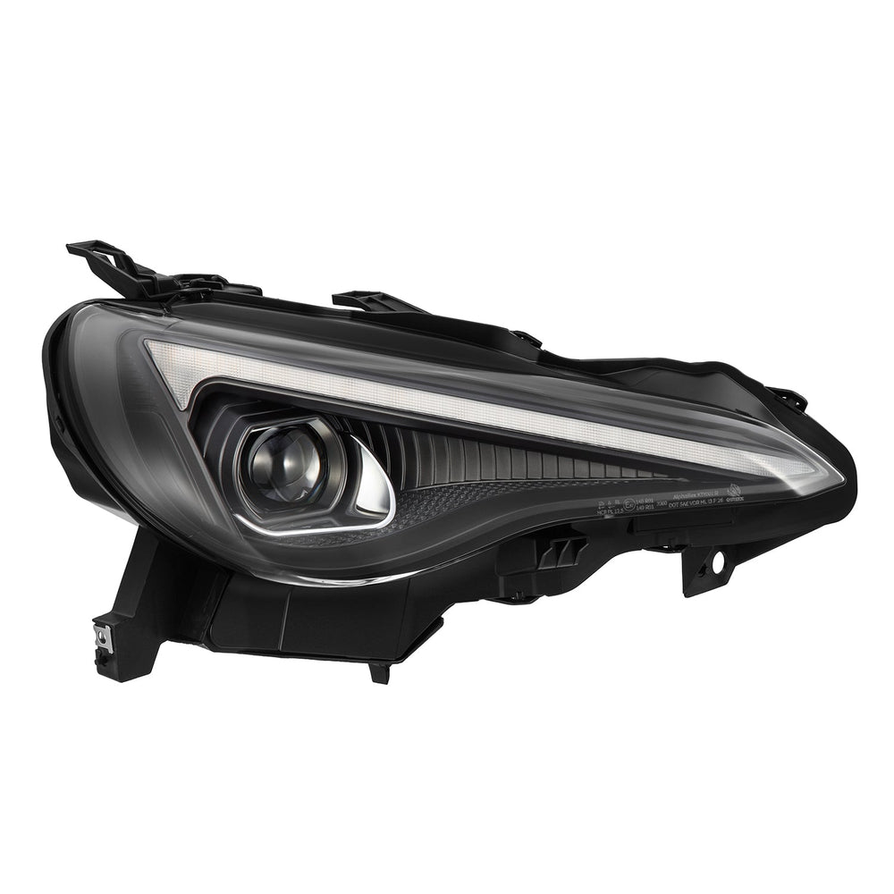 AlphaRex LUXX-Series LED Projector Headlights for Toyota 86 / Subaru BRZ 2012–2020 – Black / Alpha-Black