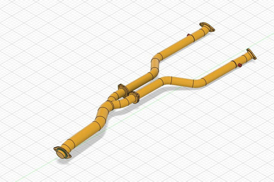 Exart Japan Lexus ISF Mid pipe **Preorder now for First batch**