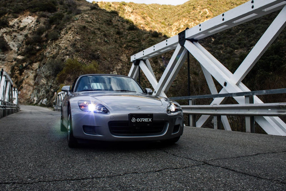 Honda S2000 99-09 Alpharex LUXX-Series LED Projector Headlights Alpha-Black