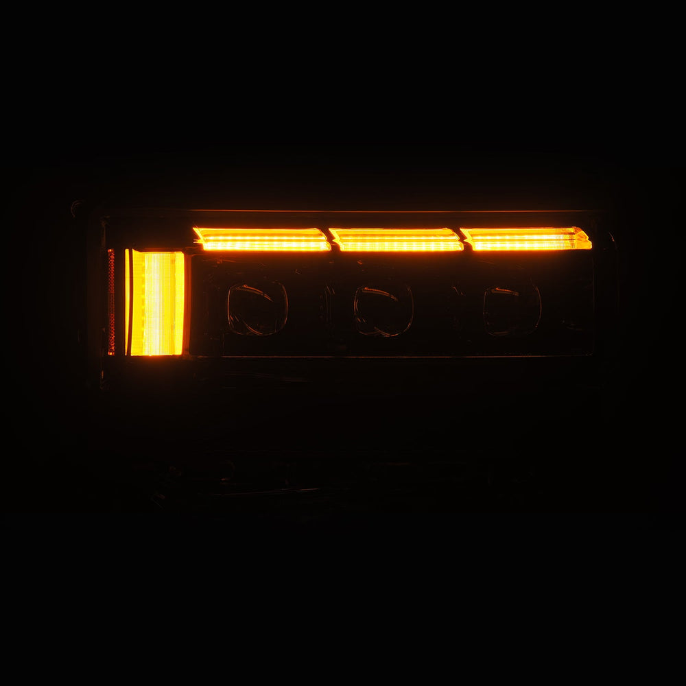 AlphaRex NOVA-Series LED Projector Headlights for Toyota LandCruiser Prado 250 2024–2026 – Black / Alpha-Black