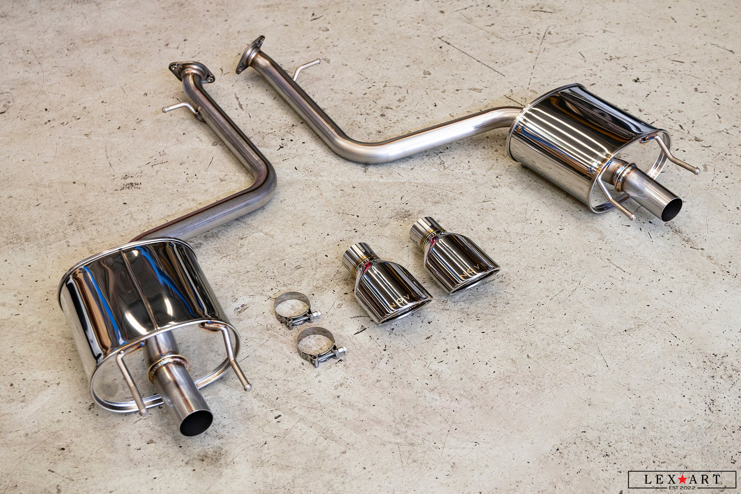 Novel Racing Exhaust for Lexus IS/RC (Axle Back)