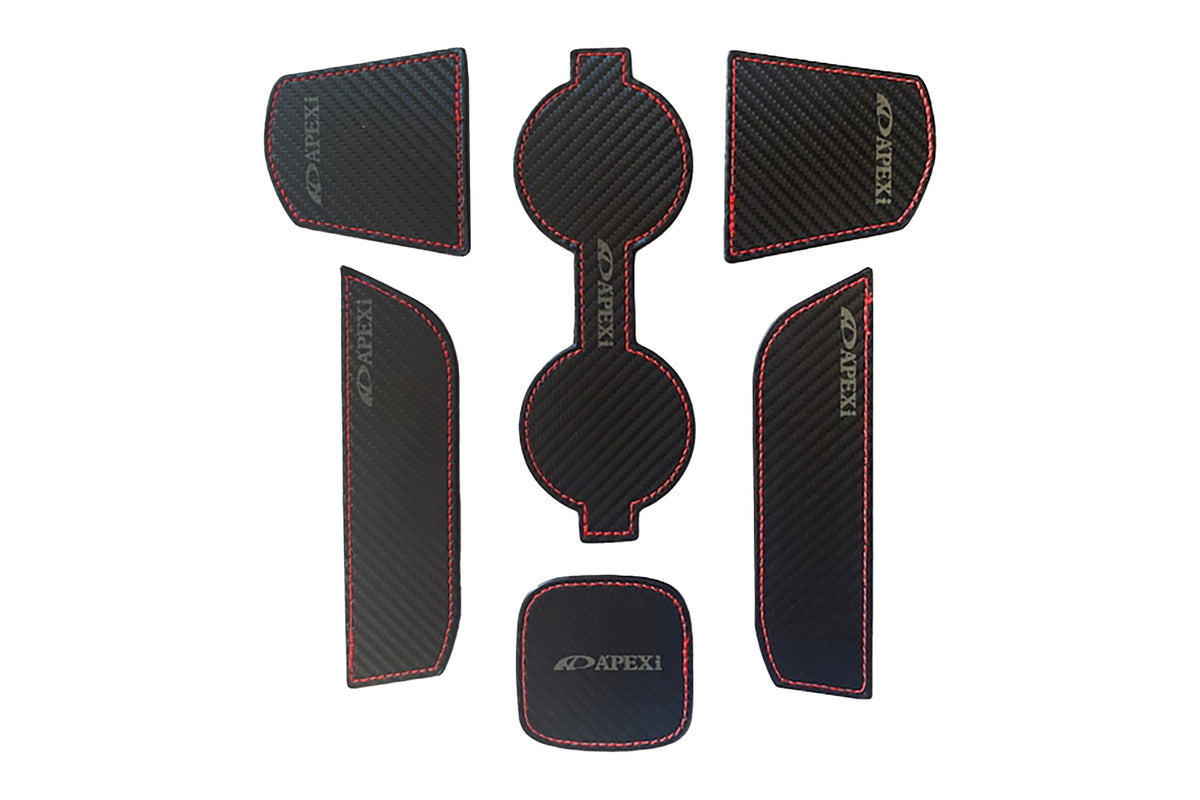 A’PEXi Carbon-Style Interior Leather Mat Set – GR86/BRZ