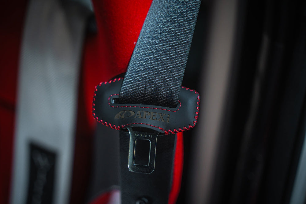 A’PEXi Genuine Leather Seat Belt Buckle Covers