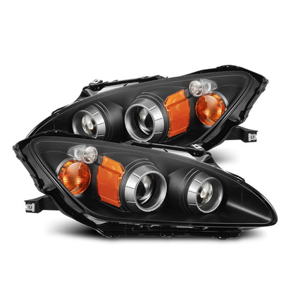 Honda S2000 99-09 Alpharex LUXX-Series LED Projector Headlights Alpha-Black