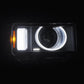 AlphaRex Heritage-Edition LED Projector Headlights for Toyota LandCruiser Prado 250 2024–2026 – Black