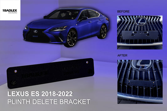 Front Slim plate holder for Lexus ES 2018+ (Non F sport)