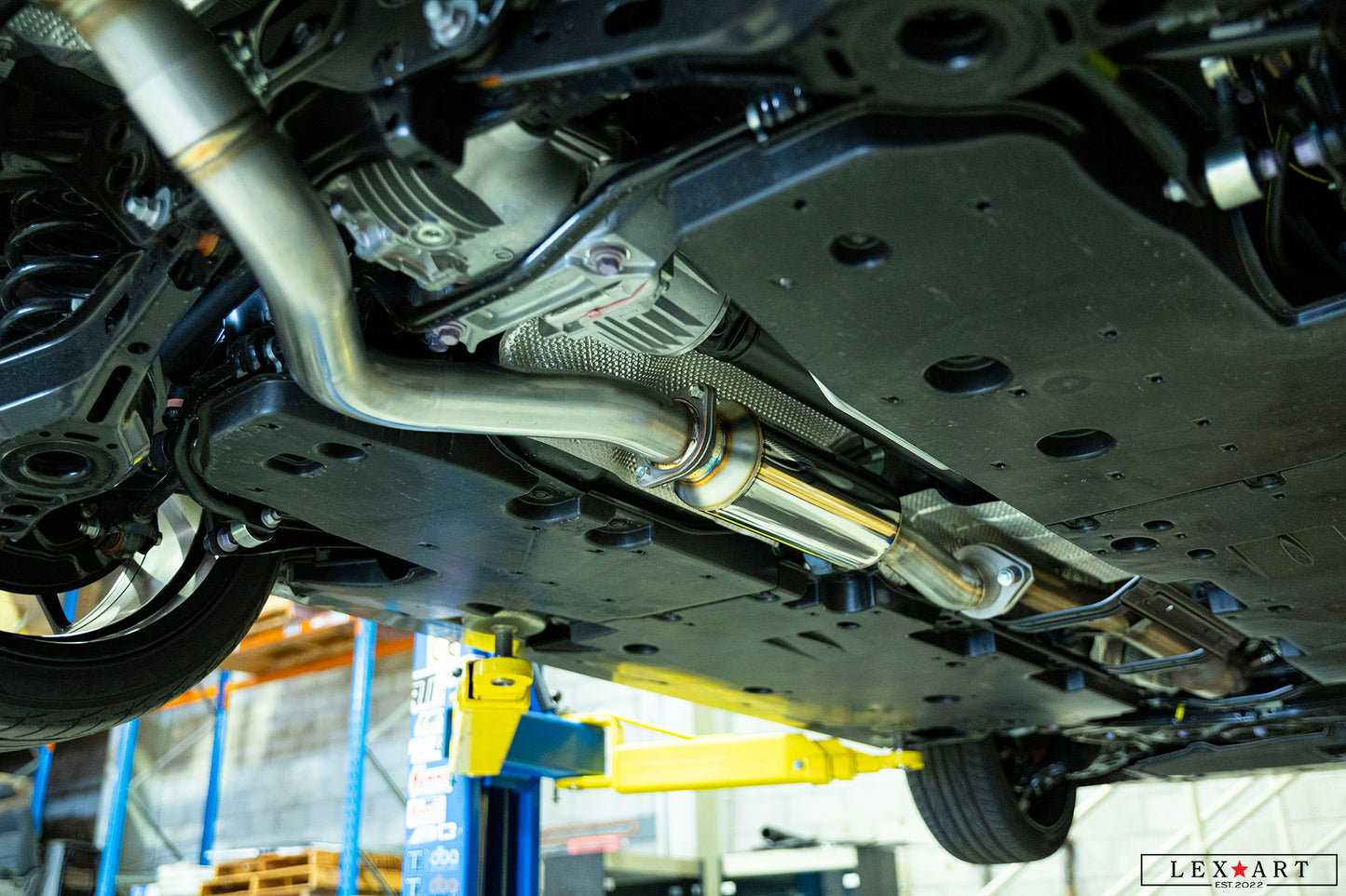 GR Corolla GROW Design x Fujitsubo Exhaust System Muffler For GR Corolla