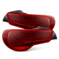 AlphaRex CSL Laser Style LUXX-Series LED Tail Lights for Toyota 86 / Subaru BRZ 2012–2020 – Black Smoke / Black Clear / Vivid Red