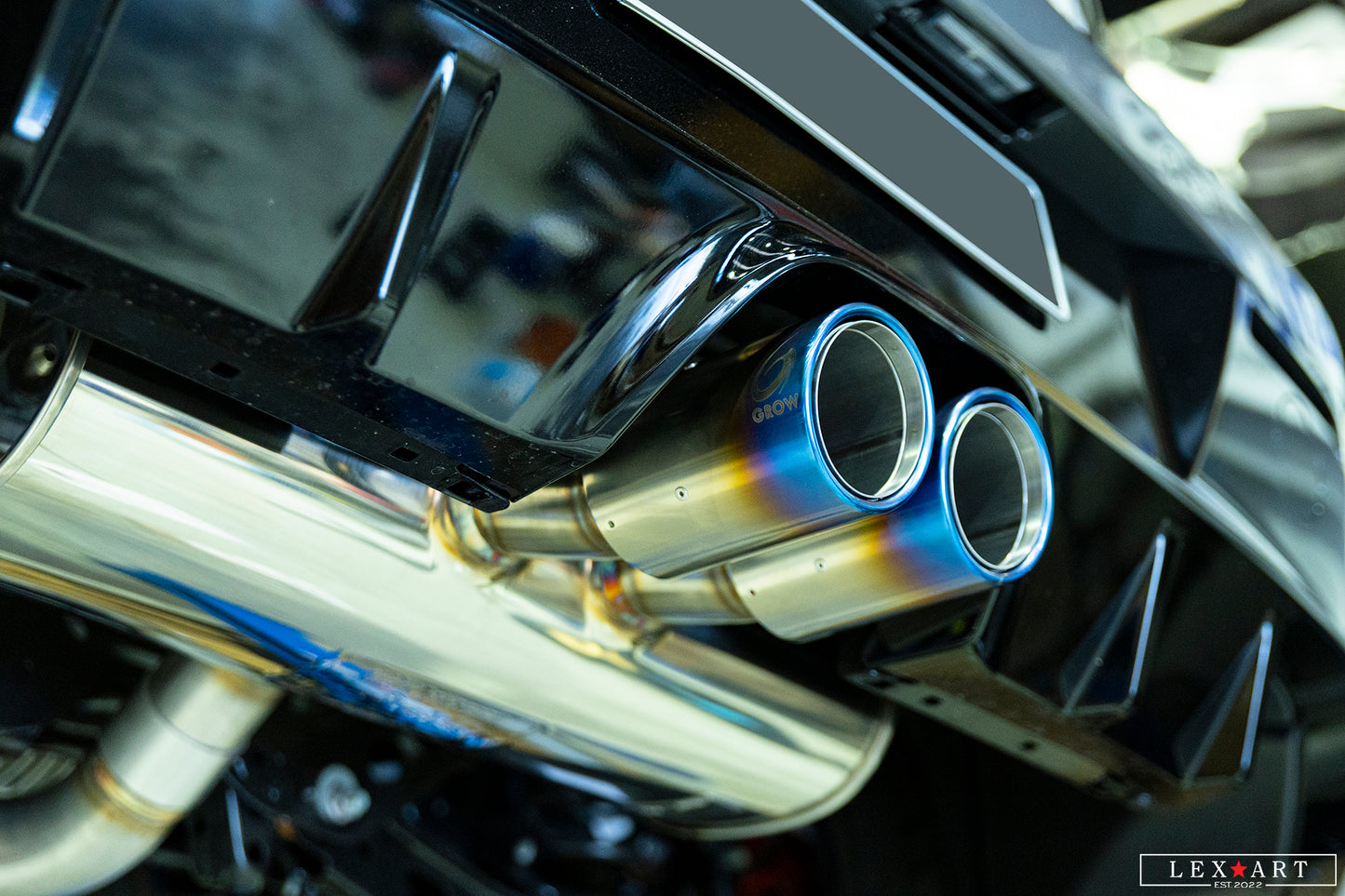 GR Corolla GROW Design x Fujitsubo Exhaust System Muffler For GR Corolla