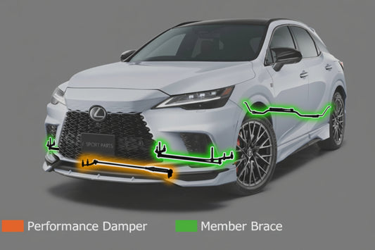 TRD Lexus RX 2022+ Performance Chassis Damper set for HEV/ PHEV