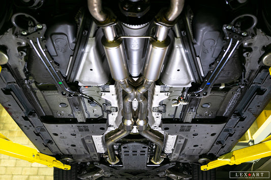 I code X Lems Ti Mid Pipe for Lexus GSF