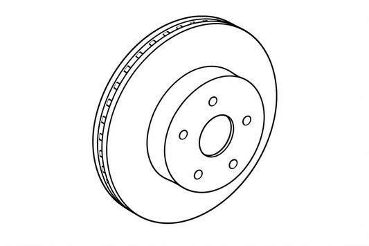 OEM Genuine Brake Disc Rotor for ISF