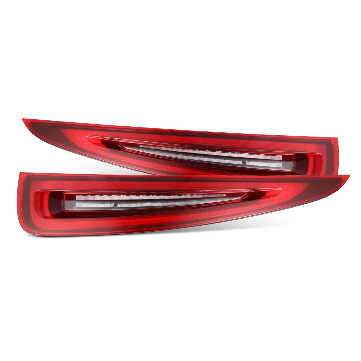 AlphaRex NOVA-Series Prismatic LED Tail Lights for Porsche 911 991.1 2012–2016 – Red Smoke / Red Clear / Black Smoke / Black Clear