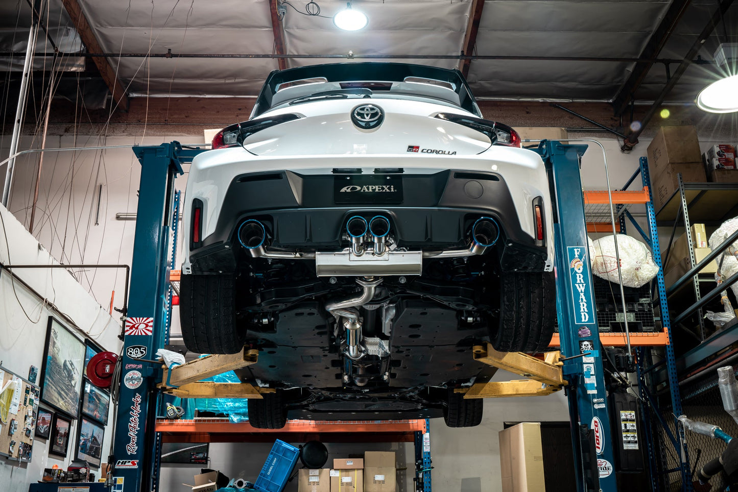 Apexi N1 Evo Extreme valved Quad tip exhaust for GR Corolla