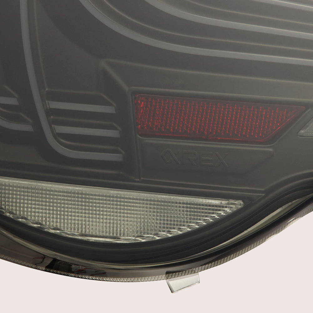 AlphaRex CSL Laser Style LUXX-Series LED Tail Lights for Toyota 86 / Subaru BRZ 2012–2020 – Black Smoke / Black Clear / Vivid Red