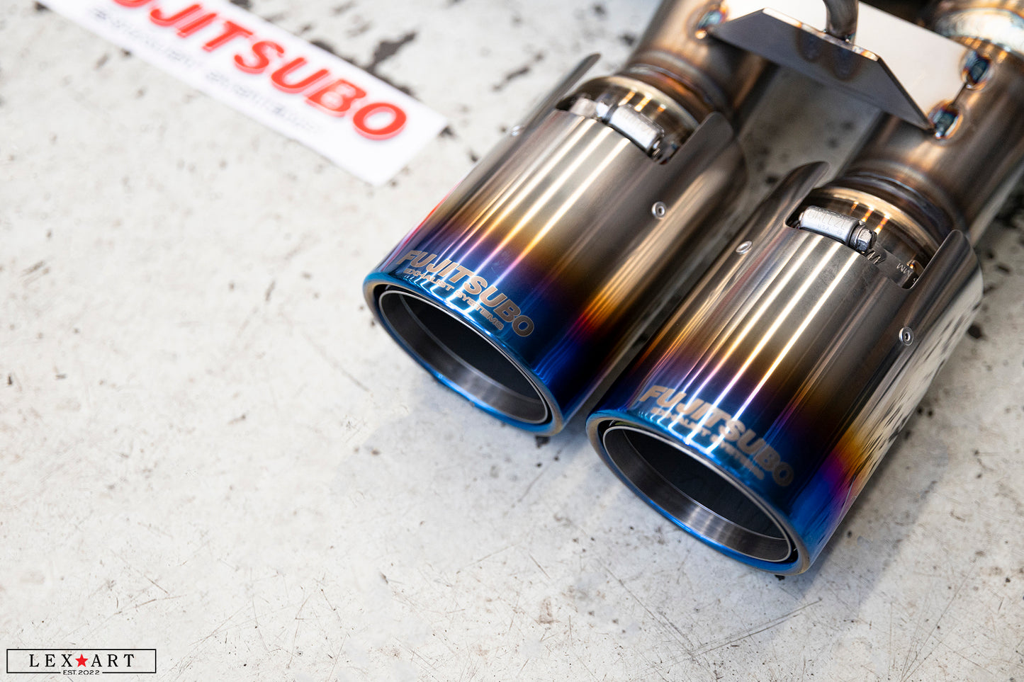 GR Corolla GROW Design x Fujitsubo Exhaust System Muffler For GR Corolla