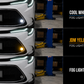 Alpharex   Universal Toyota/Lexus DoubleTap Dual Color LED Projector Fog Lights
