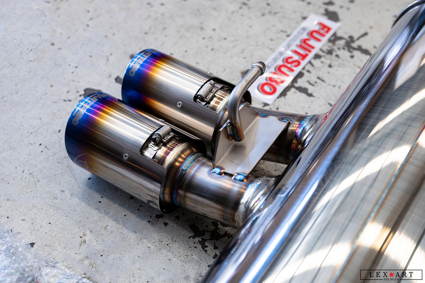 GR Corolla GROW Design x Fujitsubo Exhaust System Muffler For GR Corolla