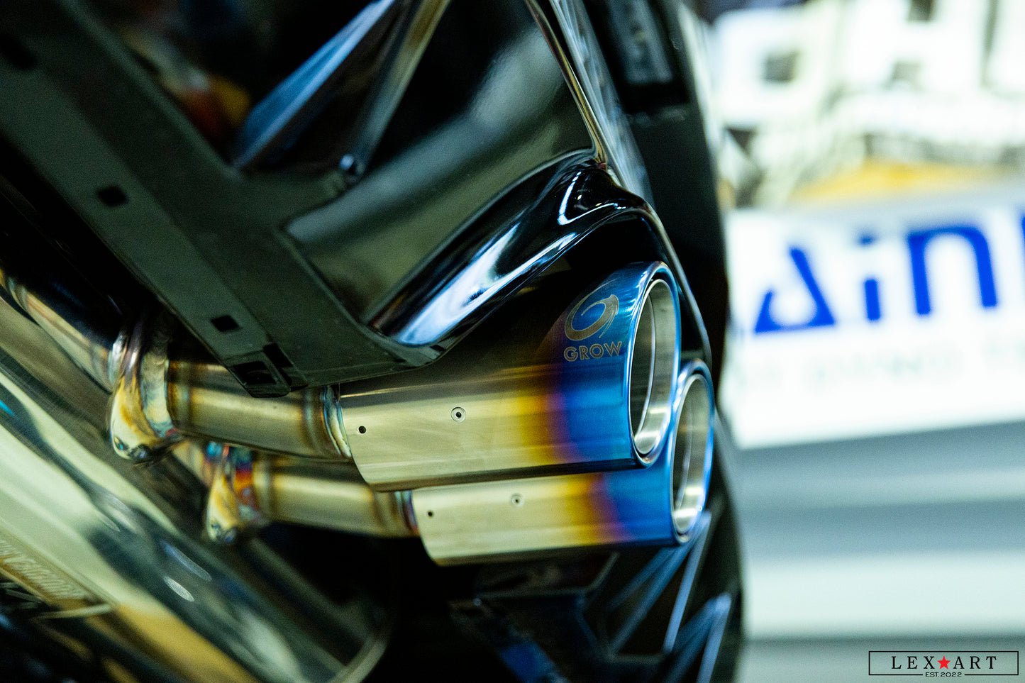 GR Corolla GROW Design x Fujitsubo Exhaust System Muffler For GR Corolla