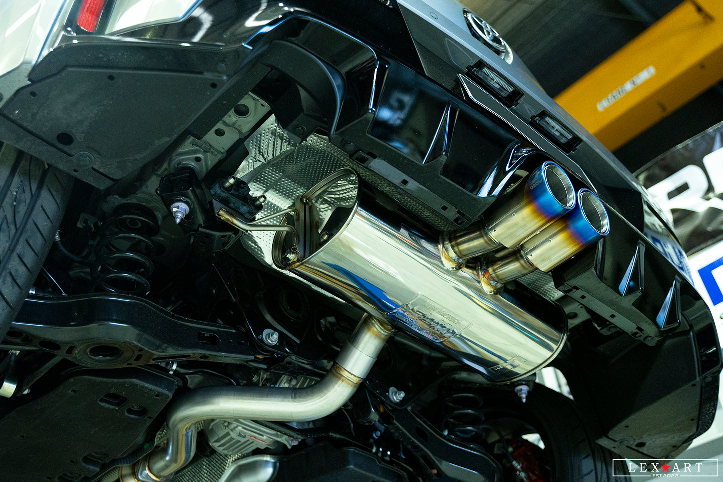 GR Corolla GROW Design x Fujitsubo Exhaust System Muffler For GR Corolla