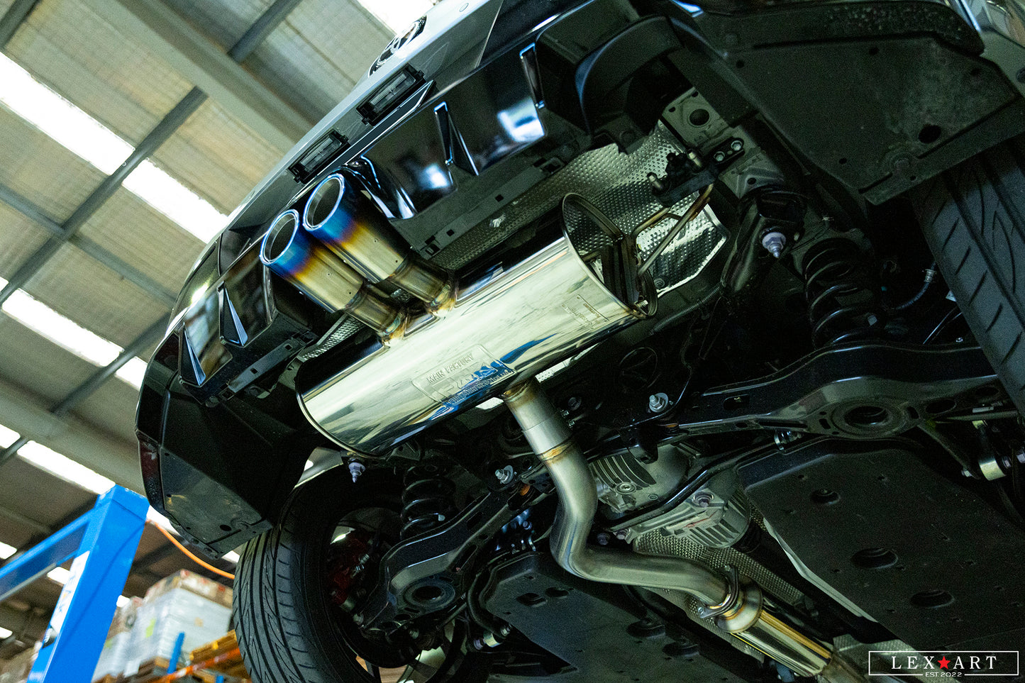 GR Corolla GROW Design x Fujitsubo Exhaust System Muffler For GR Corolla