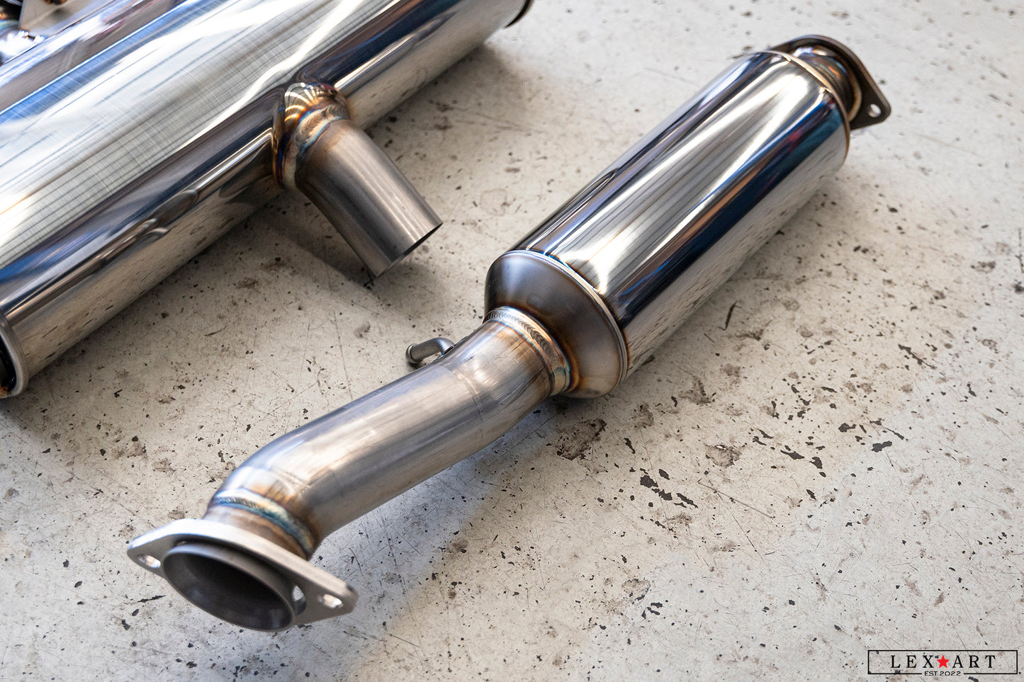 GR Corolla GROW Design x Fujitsubo Exhaust System Muffler For GR Corolla