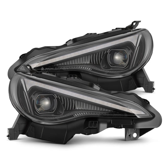 AlphaRex LUXX-Series LED Projector Headlights for Toyota 86 / Subaru BRZ 2012–2020 – Black / Alpha-Black