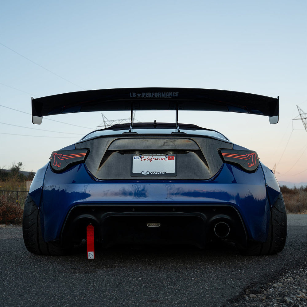 AlphaRex CSL Laser Style LUXX-Series LED Tail Lights for Toyota 86 / Subaru BRZ 2012–2020 – Black Smoke / Black Clear / Vivid Red
