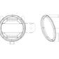Alpharex Universal Dual Color LED Projector Fog Lights
