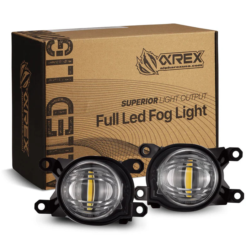 Alpharex   Universal Toyota/Lexus DoubleTap Dual Color LED Projector Fog Lights